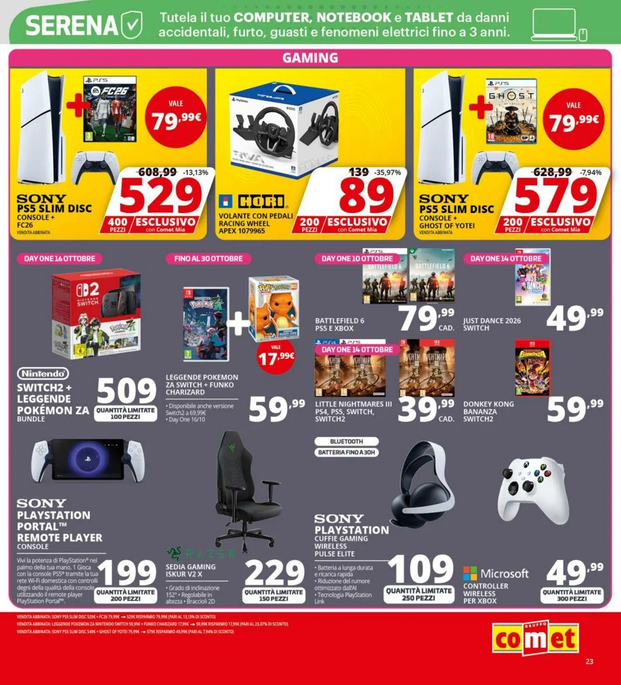 Comet Volantino attuale da 9 ottobre a 22 ottobre di 2025 - Pagina del volantino 23
