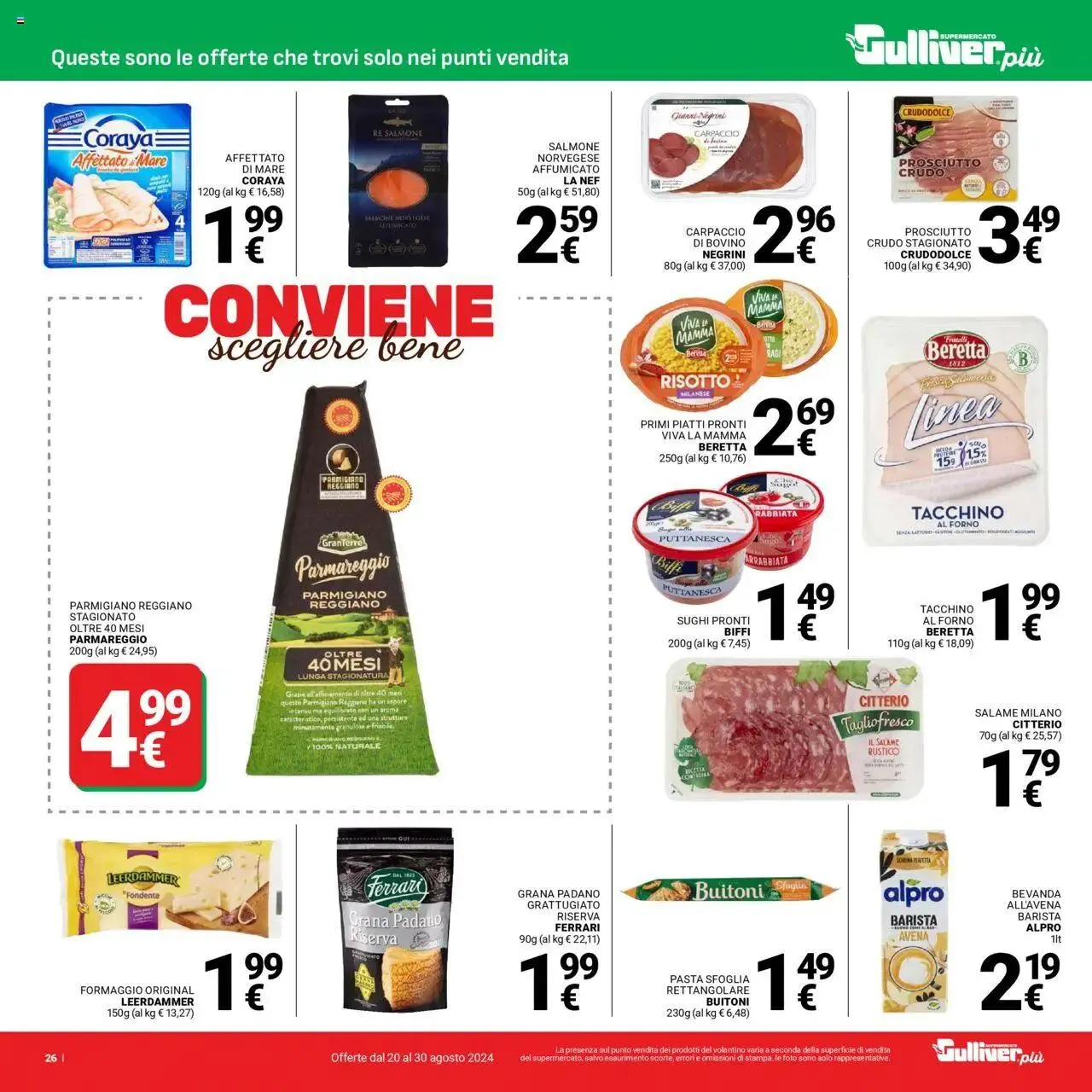 Volantino Gulliver da 20 agosto a 30 agosto di 2024 - Pagina del volantino 26