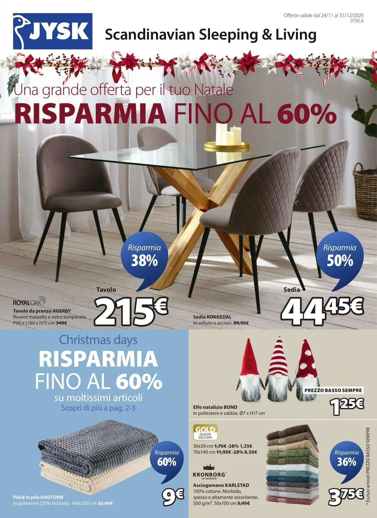 Jysk Volantino attuale da 24 novembre a 31 dicembre di 2025 - Pagina del volantino 2