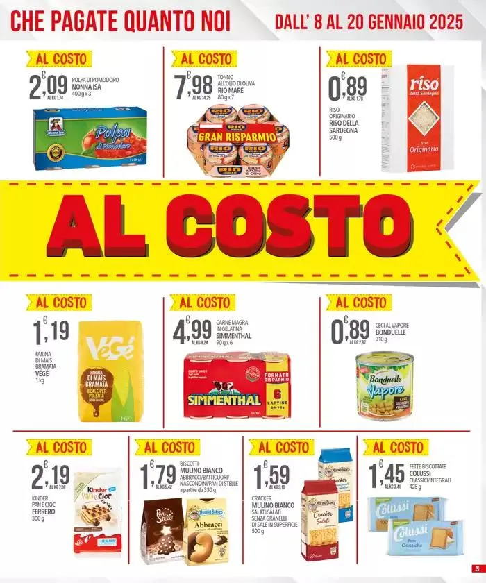 Al costo da 8 gennaio a 20 gennaio di 2025 - Pagina del volantino 3