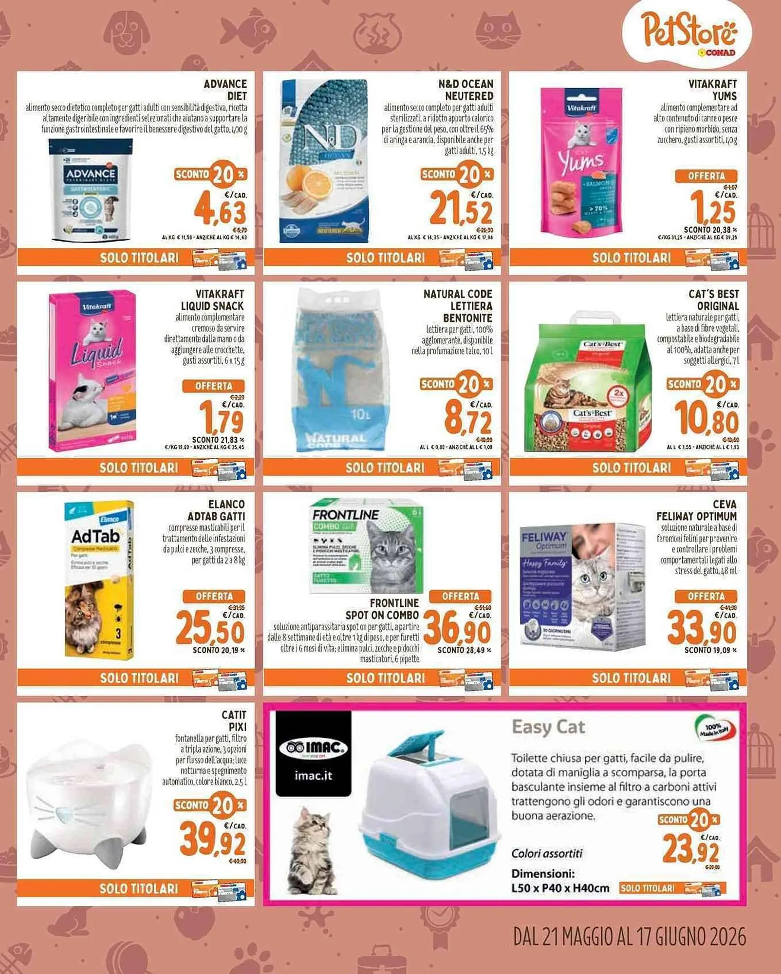 Volantino Pet Store Conad da 21 maggio a 17 giugno di 2026 - Pagina del volantino 5