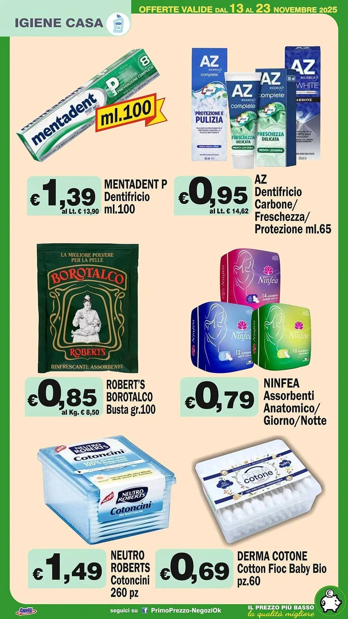 Volantino Primo Prezzo da 13 novembre a 23 novembre di 2025 - Pagina del volantino 28