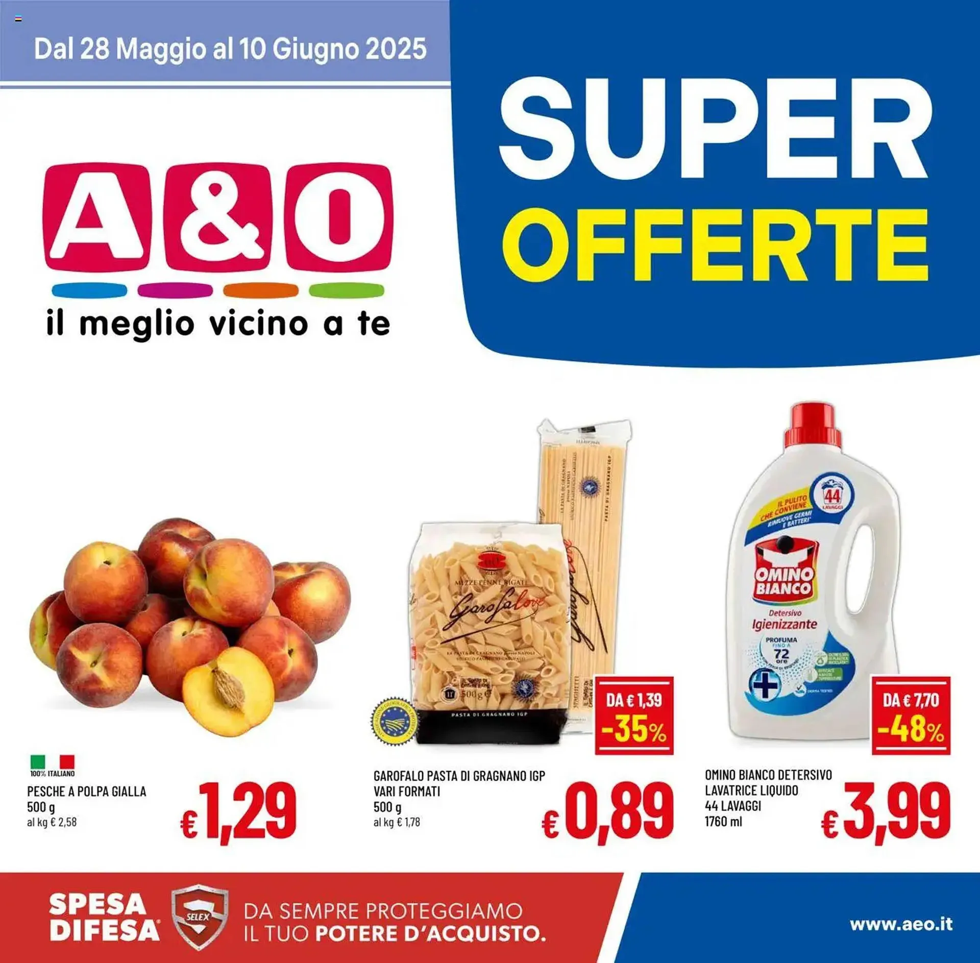 Volantino A&O da 28 maggio a 10 giugno di 2025 - Pagina del volantino 1