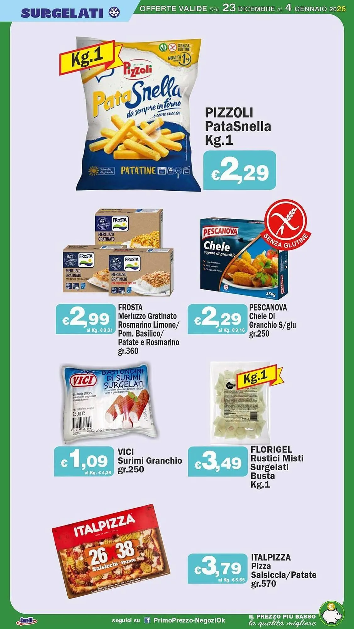 Volantino Primo Prezzo da 23 dicembre a 4 gennaio di 2026 - Pagina del volantino 26