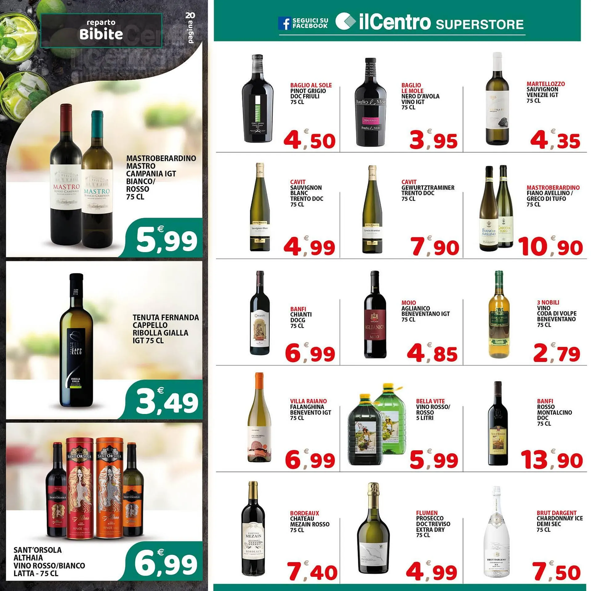 Volantino Il Centro Superstore da 5 marzo a 18 marzo di 2025 - Pagina del volantino 20