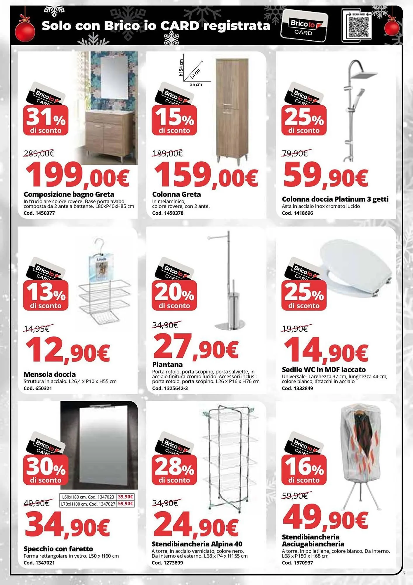 Volantino Brico Io da 1 dicembre a 28 dicembre di 2025 - Pagina del volantino 7