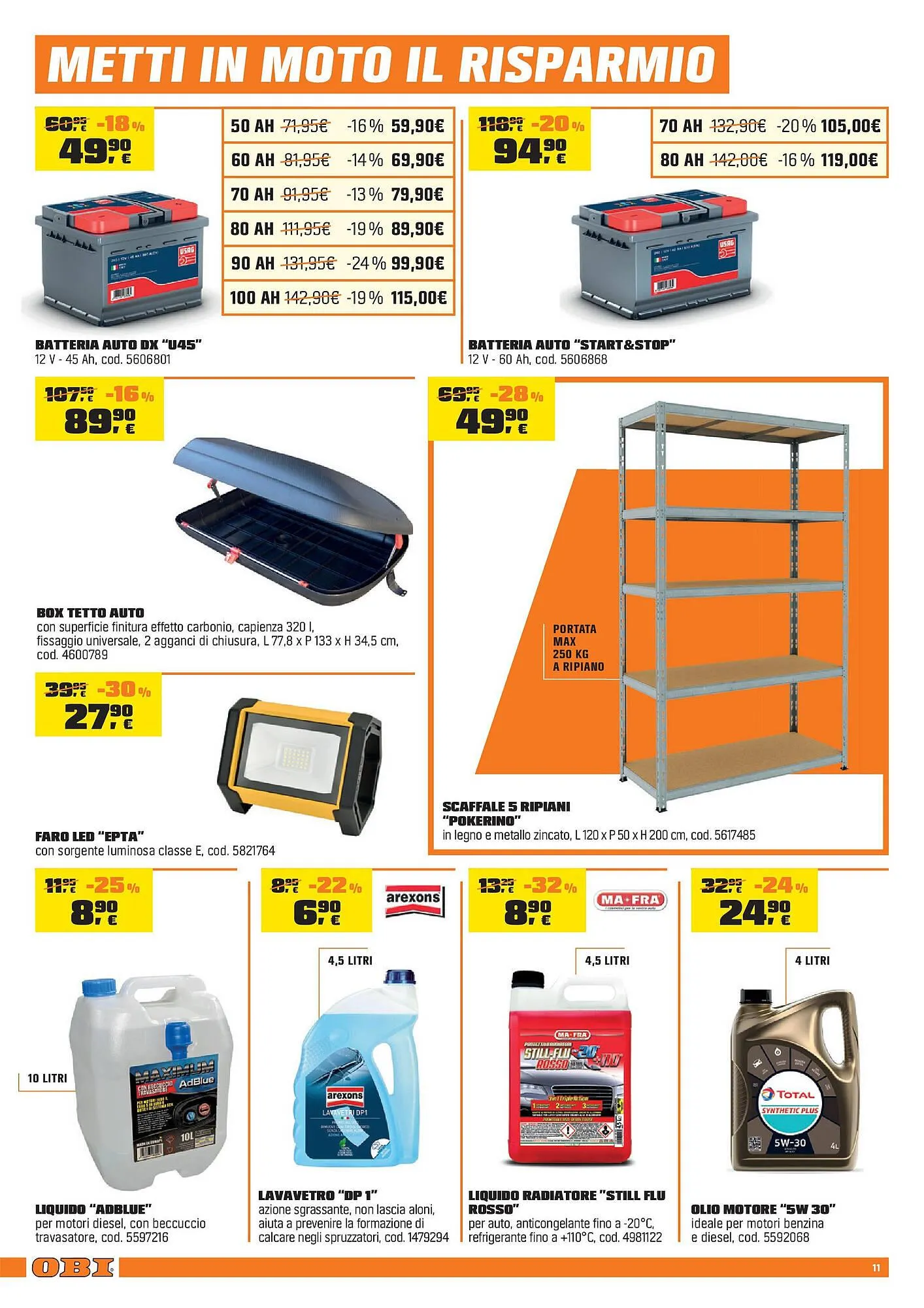 Volantino OBI da 11 giugno a 29 giugno di 2025 - Pagina del volantino 11