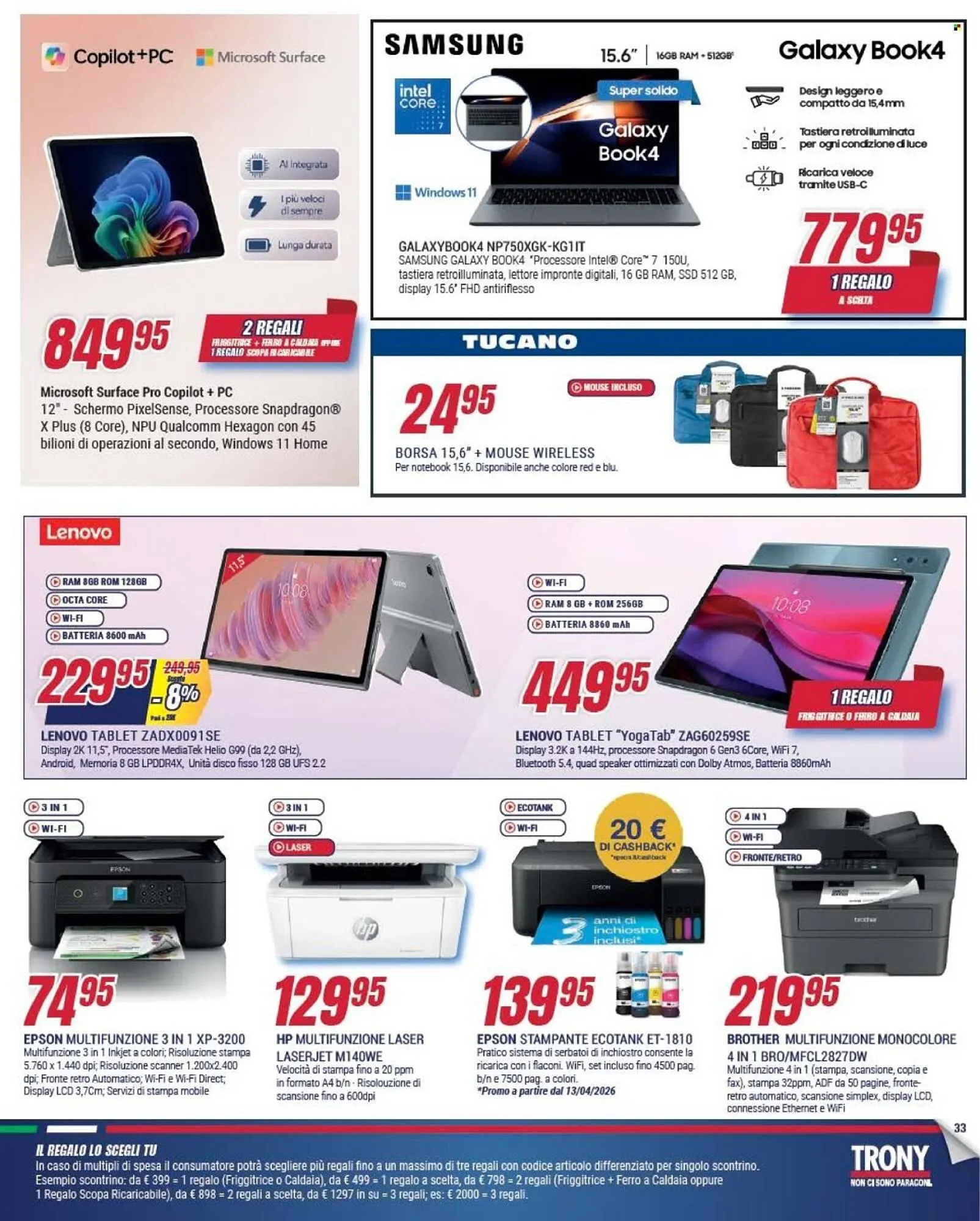 Volantino Trony da 9 aprile a 29 aprile di 2026 - Pagina del volantino 33