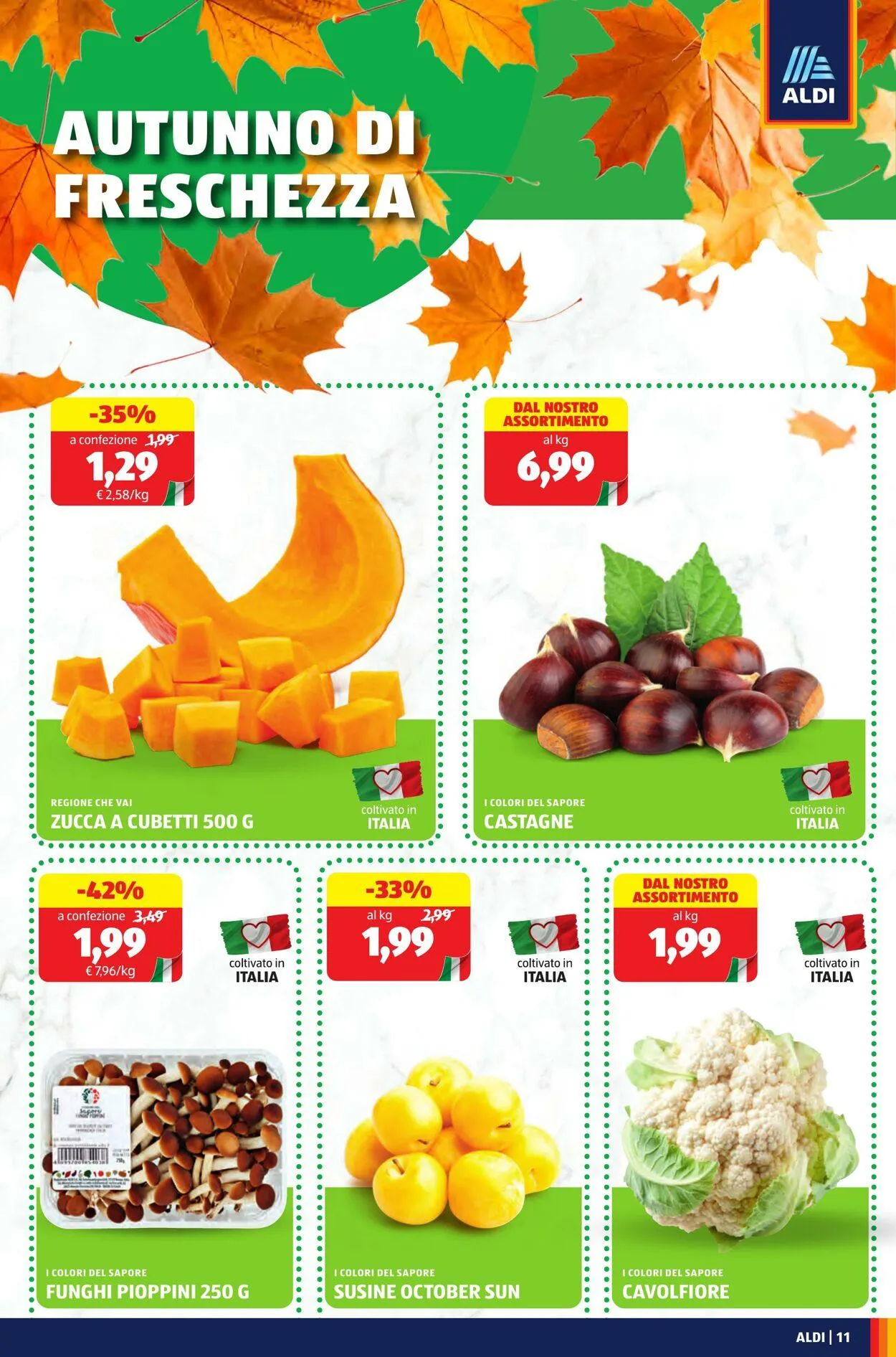 Aldi Volantino attuale da 29 settembre a 5 ottobre di 2025 - Pagina del volantino 11