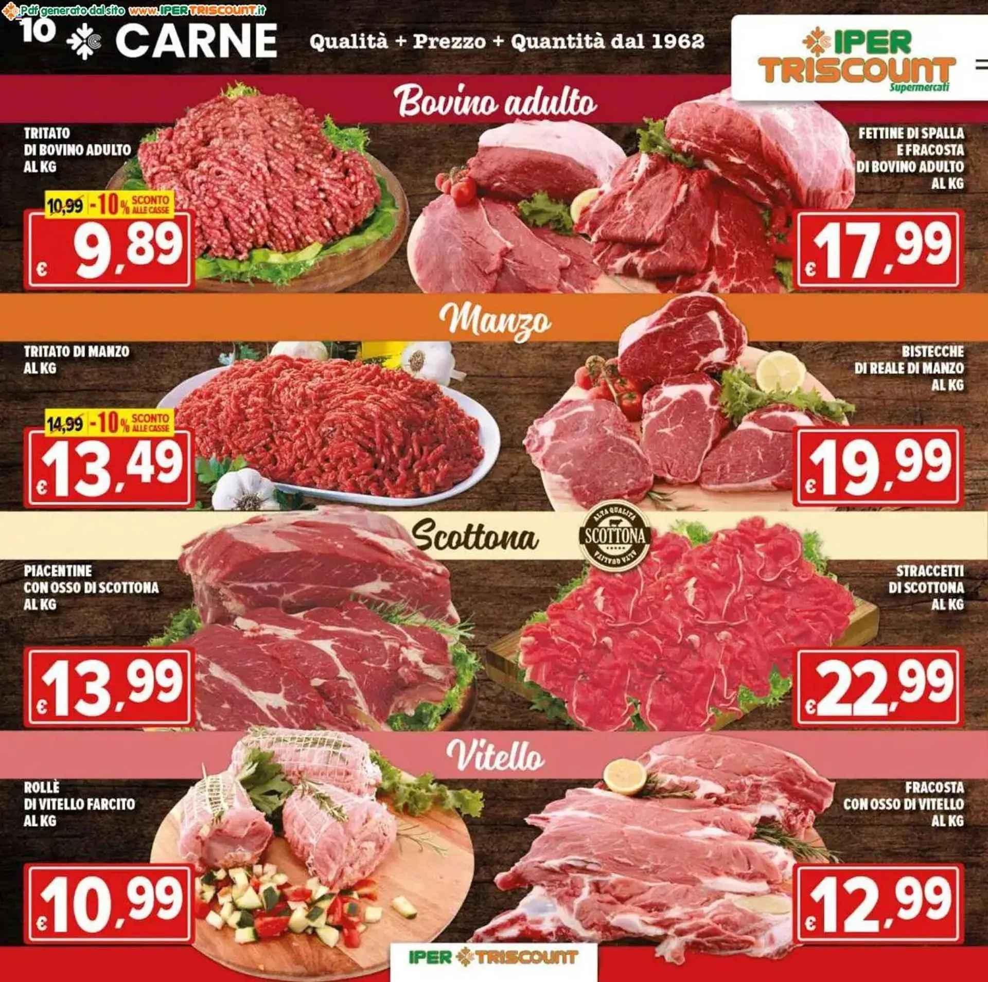 Volantino Iper Triscount da 26 settembre a 7 ottobre di 2025 - Pagina del volantino 10