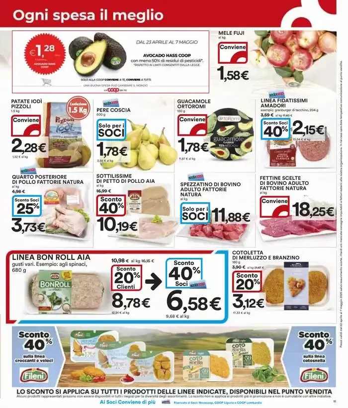 Tutto a 1€, 2€, 3€, 5€ da 22 aprile a 7 maggio di 2025 - Pagina del volantino 15