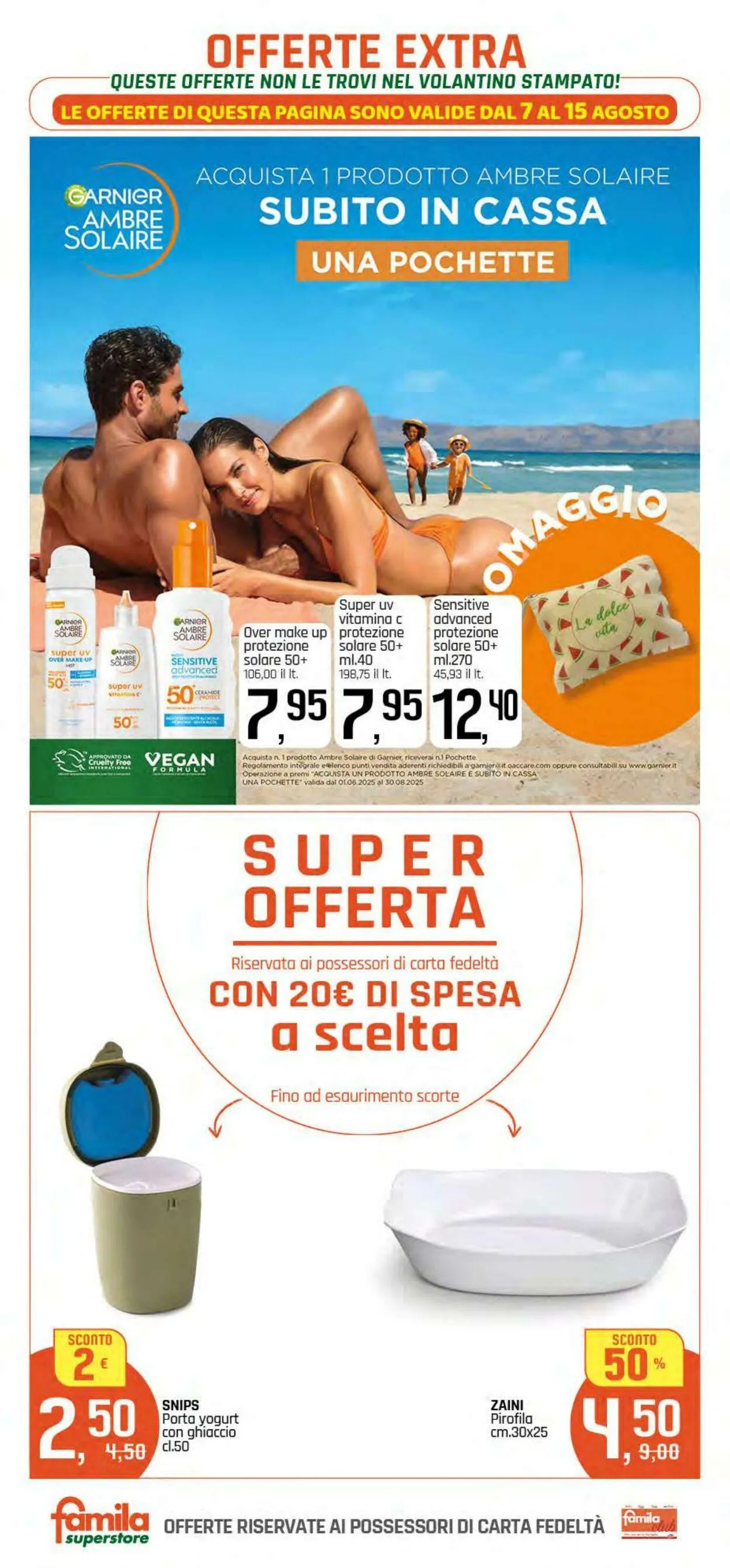 Famila Volantino attuale da 7 agosto a 15 agosto di 2025 - Pagina del volantino 29