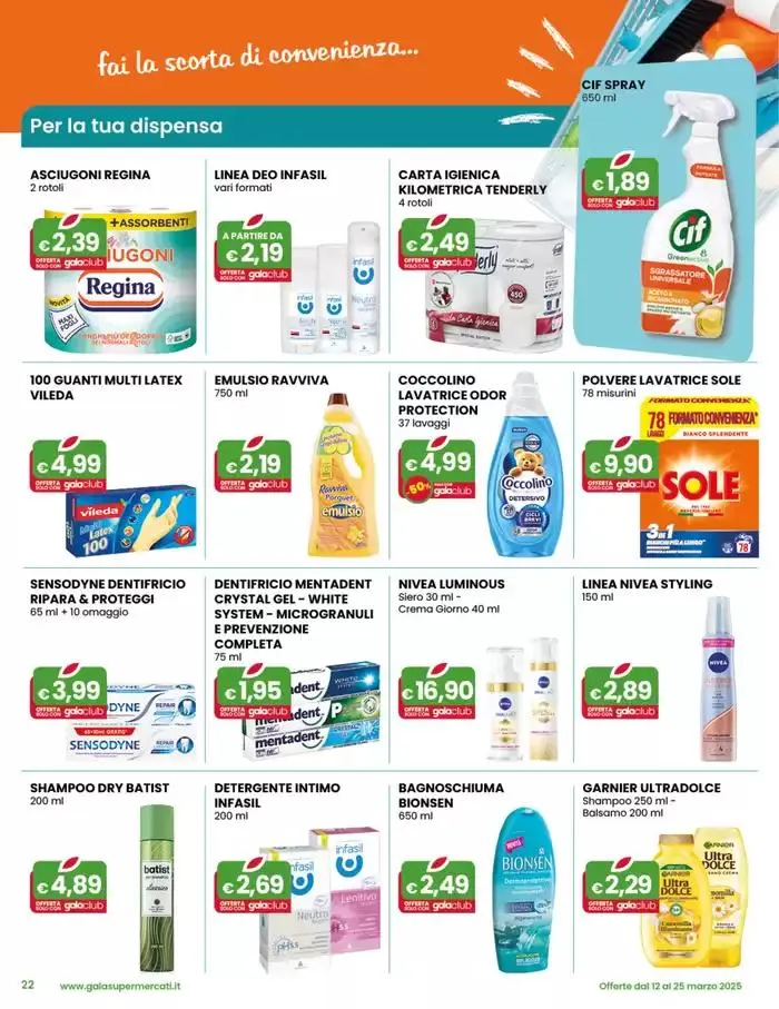 Offerte di Primavera da 12 marzo a 25 marzo di 2025 - Pagina del volantino 22