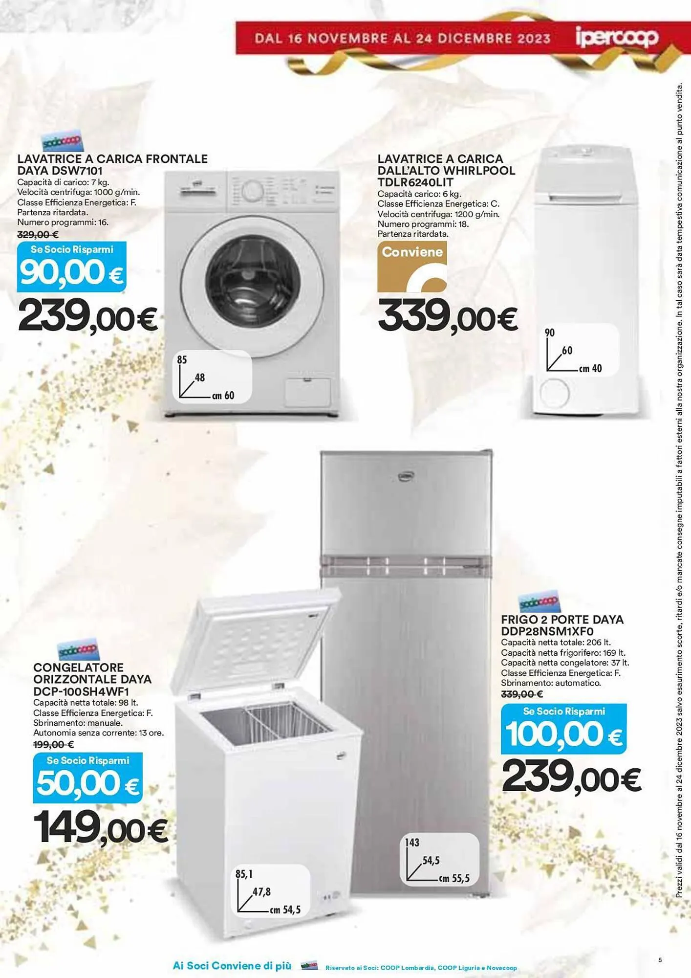 Volantino Coop da 16 novembre a 24 dicembre di 2023 - Pagina del volantino 5