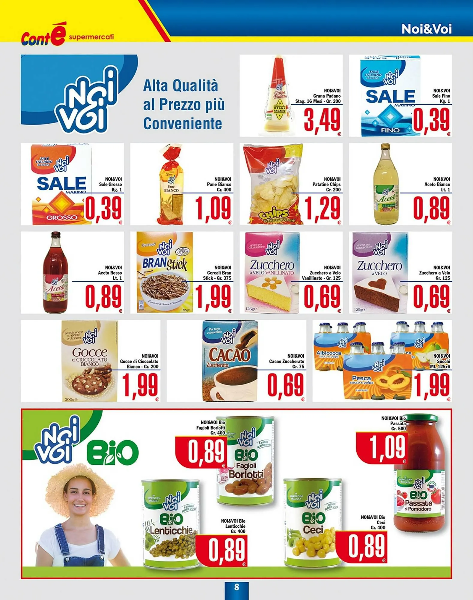 Volantino Conte Supermercati da 8 gennaio a 17 gennaio di 2024 - Pagina del volantino 8