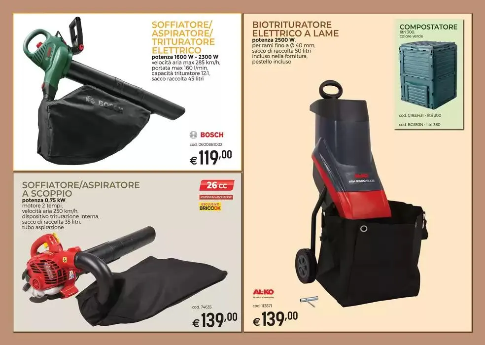 Macchine da giardino  da 19 marzo a 22 settembre di 2025 - Pagina del volantino 16