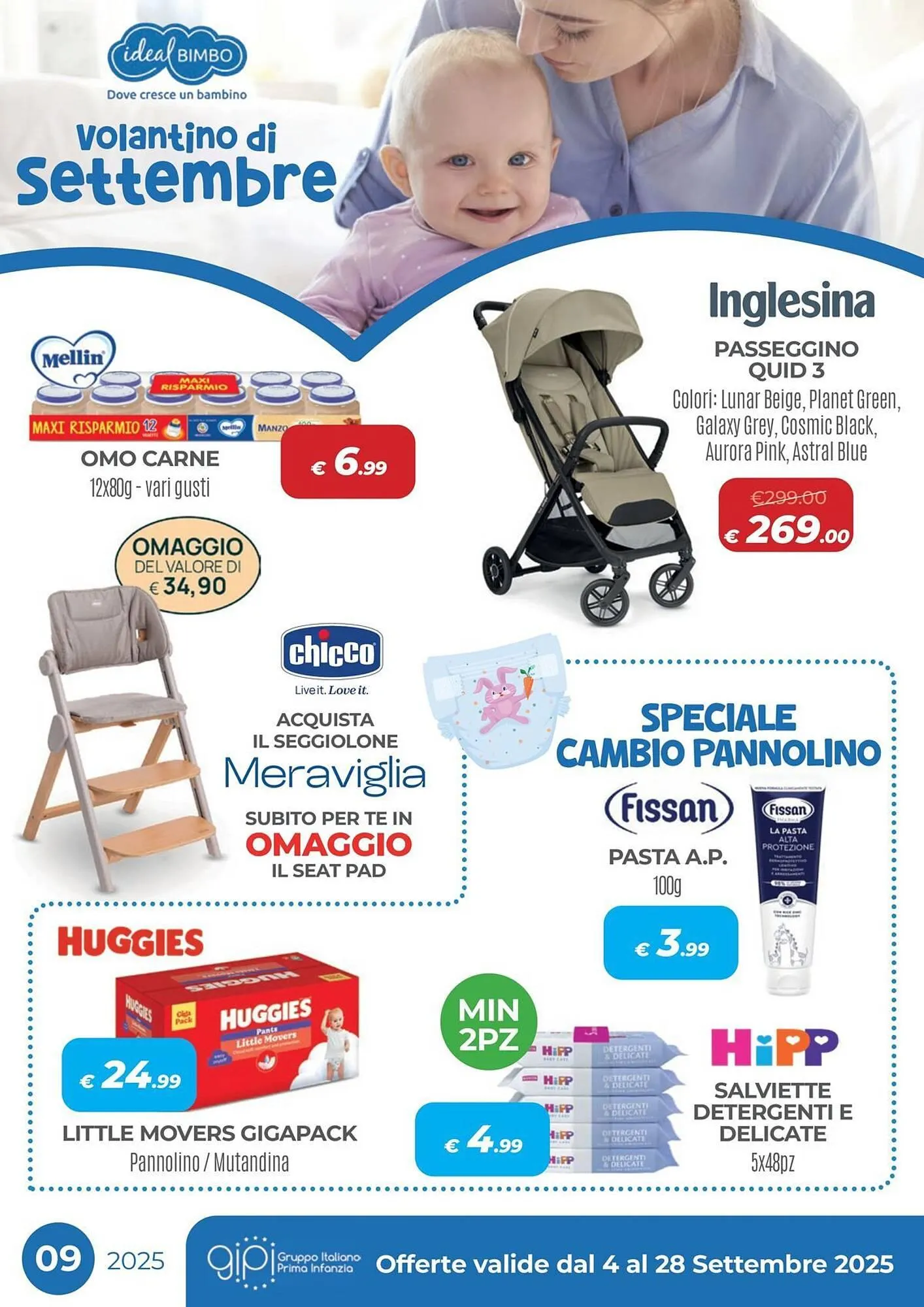 Volantino Ideal Bimbo da 4 settembre a 28 settembre di 2025 - Pagina del volantino 1