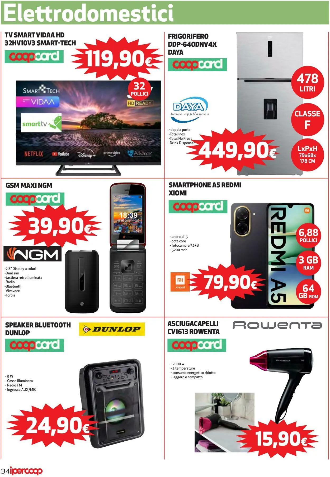 Coop Volantino attuale da 4 luglio a 15 luglio di 2025 - Pagina del volantino 34