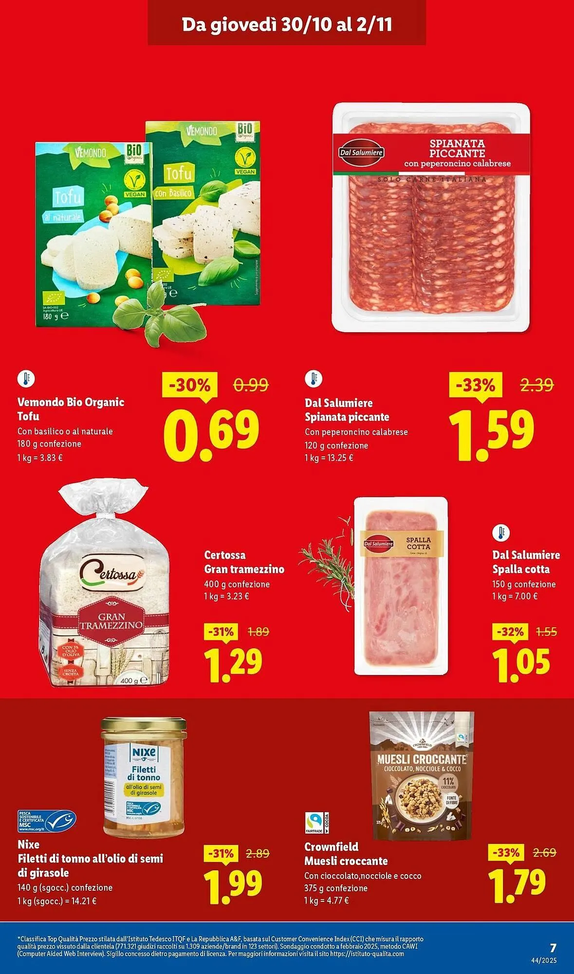 Volantino Lidl da 30 ottobre a 2 novembre di 2025 - Pagina del volantino 7