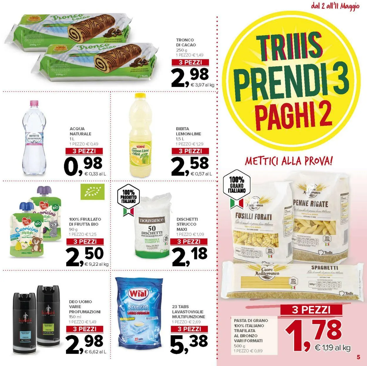 Todis Volantino attuale da 25 giugno a 9 luglio di 2025 - Pagina del volantino 5