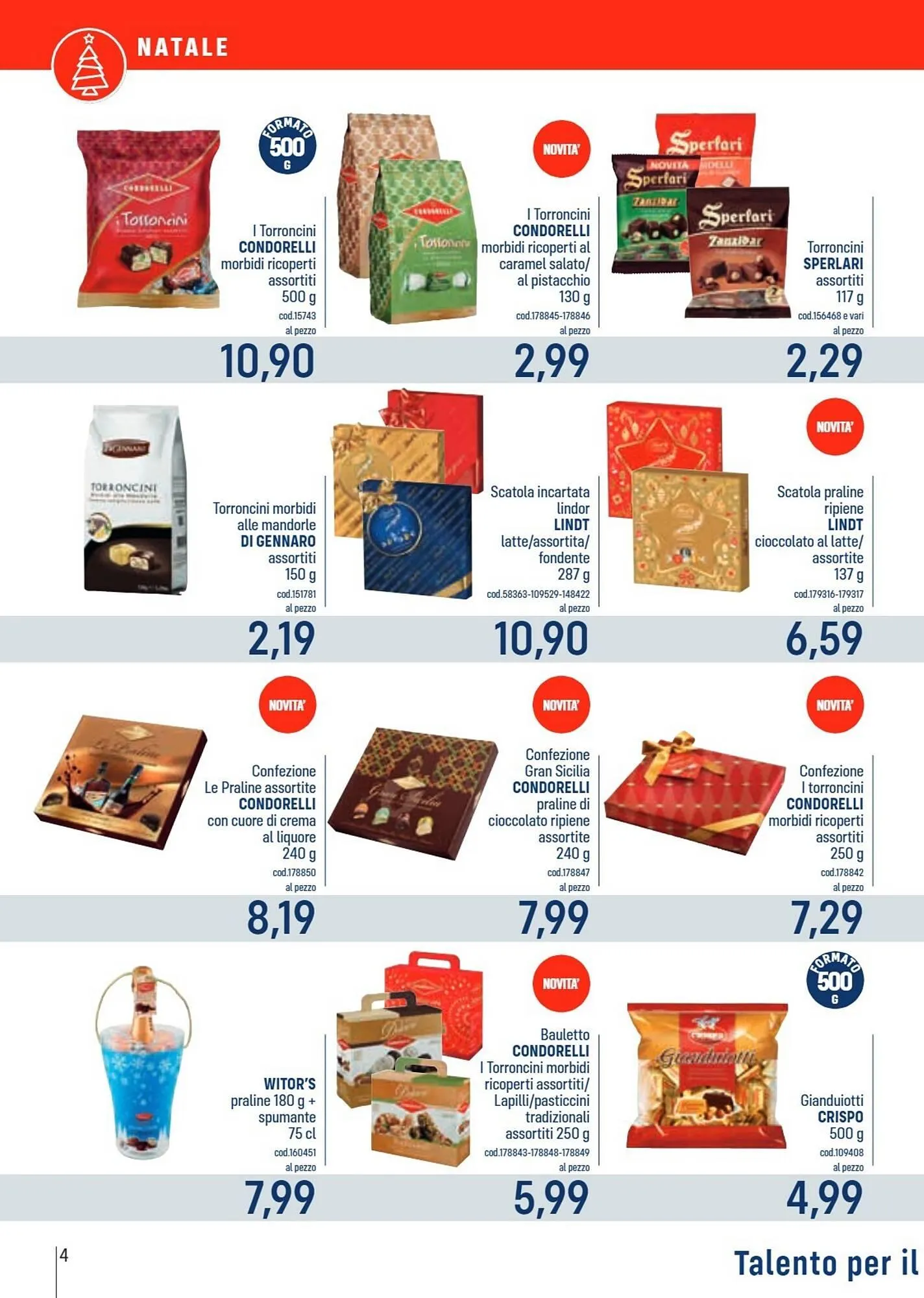 Volantino Talento Professional Store da 8 dicembre a 21 dicembre di 2025 - Pagina del volantino 4