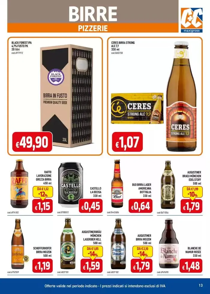  Professional ristoranti, bar, comunità, hotel da 3 gennaio a 26 gennaio di 2025 - Pagina del volantino 13