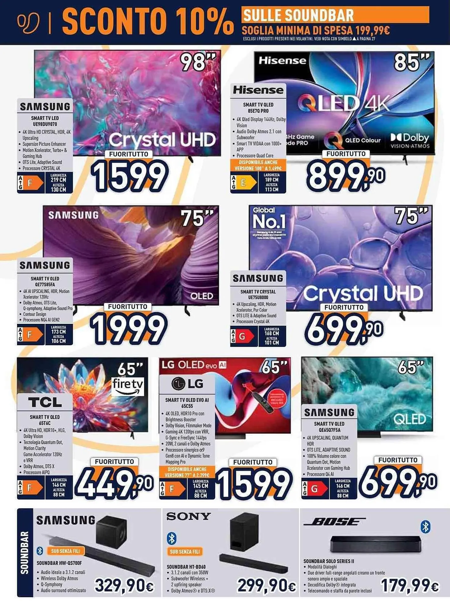 Volantino Unieuro da 29 dicembre a 15 gennaio di 2026 - Pagina del volantino 2