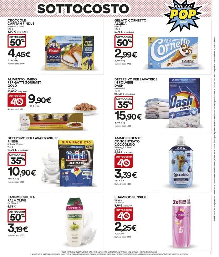 Sottocosto da 26 agosto a 4 settembre di 2024 - Pagina del volantino 5