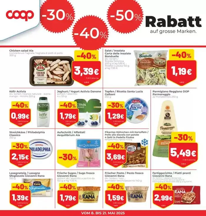 30% 40% 5% rabatt auf grosse marken da 8 maggio a 21 maggio di 2025 - Pagina del volantino 2