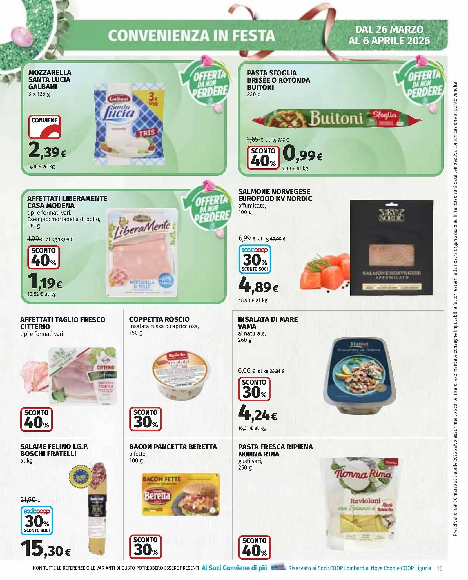 Volantino Coop da 26 marzo a 6 aprile di 2026 - Pagina del volantino 15