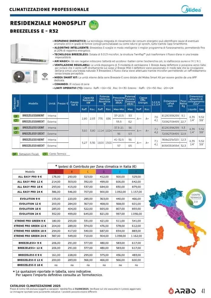 Catalogo Climatizzazione 2025 da 1 gennaio a 31 dicembre di 2025 - Pagina del volantino 41