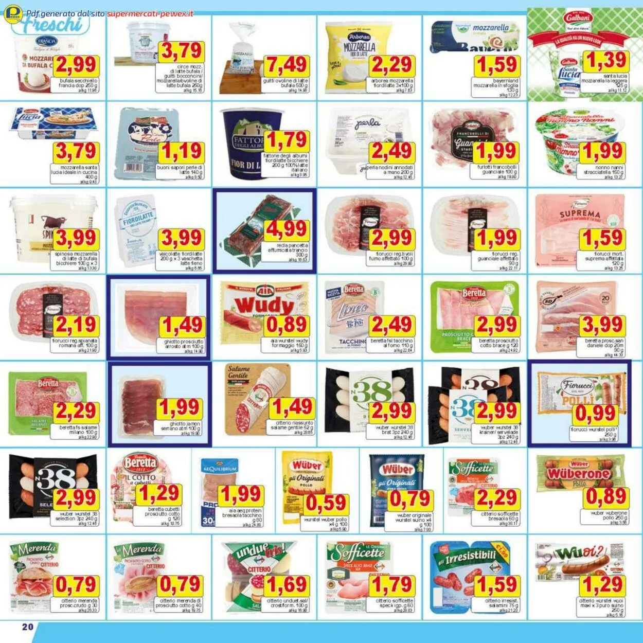 Pewex Volantino attuale da 26 settembre a 7 ottobre di 2025 - Pagina del volantino 20
