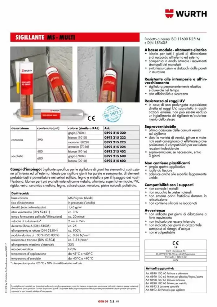 Catalogo generale da 29 aprile a 31 dicembre di 2025 - Pagina del volantino 145