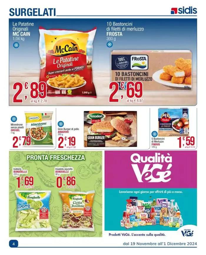 Il piacere di fare la spesa da 18 novembre a 1 dicembre di 2024 - Pagina del volantino 4