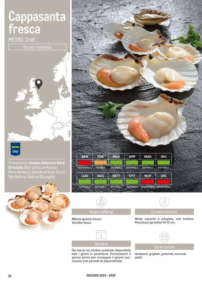 Catalogo Frutti di mare da 11 luglio a 31 luglio di 2025 - Pagina del volantino 24