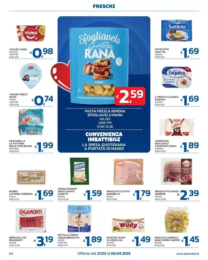 E' LA FESTA DEI FRESCHISSIMI! da 27 marzo a 6 aprile di 2025 - Pagina del volantino 4