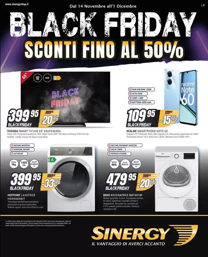 Black friday da 14 novembre a 1 dicembre di 2024 - Pagina del volantino 1