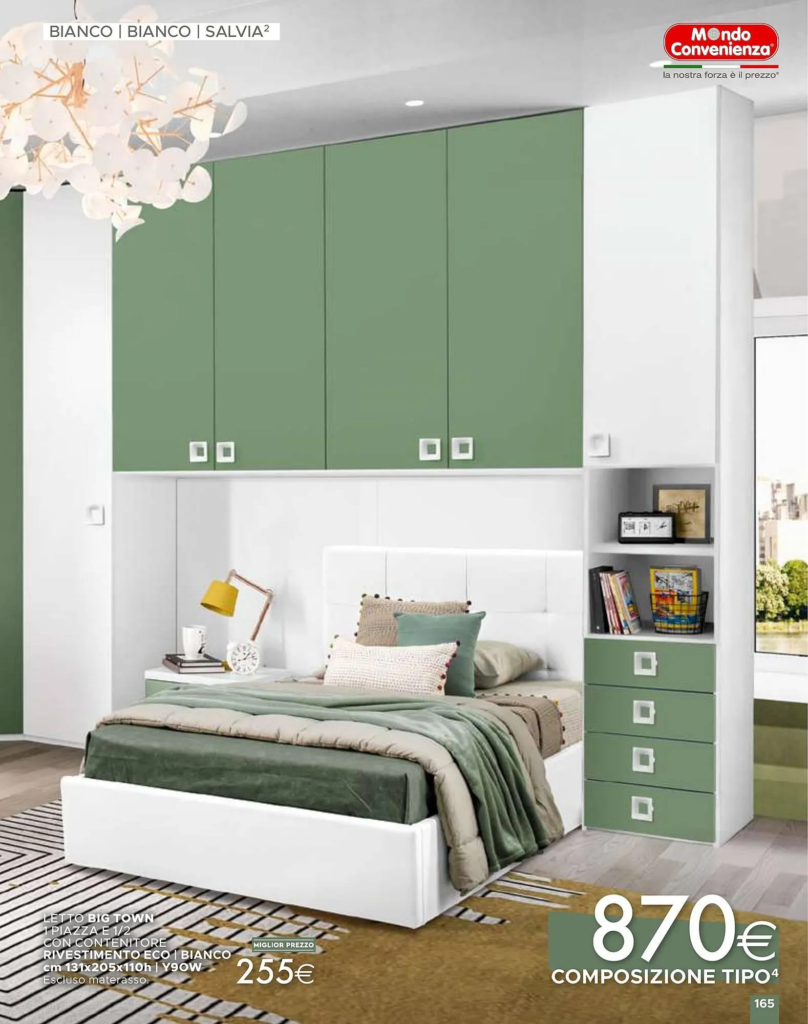 Volantino Mondo Convenienza da 1 aprile a 1 settembre di 2024 - Pagina del volantino 165