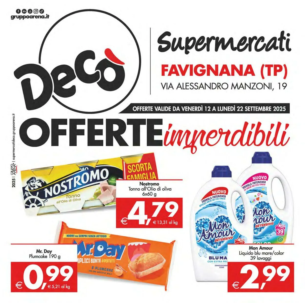 Deco Volantino attuale da 12 settembre a 22 settembre di 2025 - Pagina del volantino 1