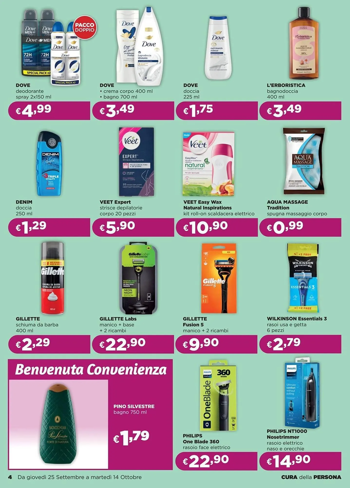 Volantino La Saponeria da 25 settembre a 14 ottobre di 2025 - Pagina del volantino 4