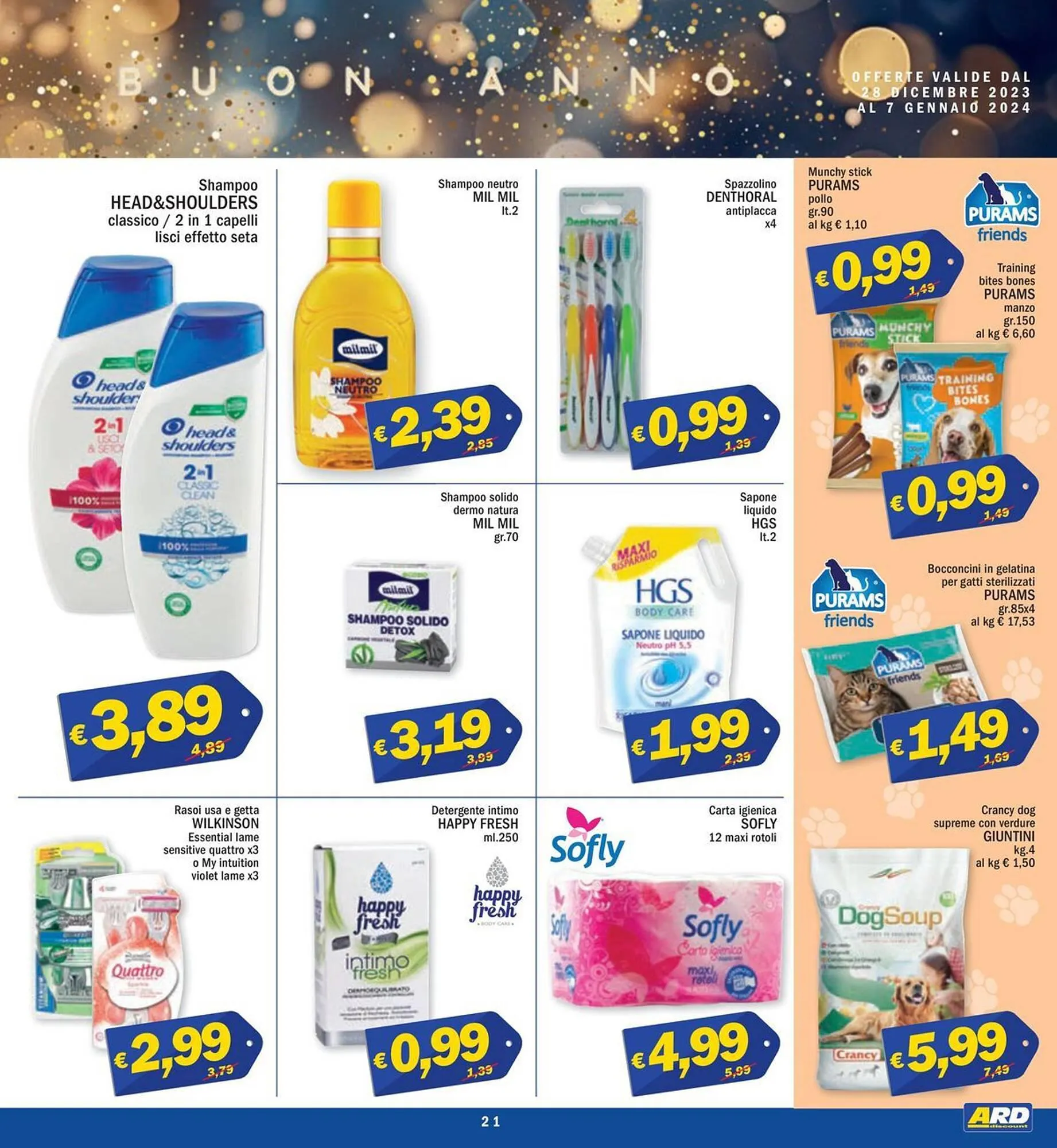 Volantino Ard Discount da 28 dicembre a 7 gennaio di 2024 - Pagina del volantino 21