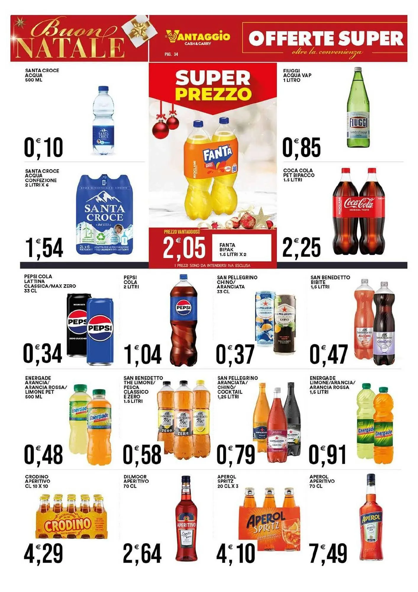Volantino Vantaggio Cash&Carry da 15 dicembre a 27 dicembre di 2025 - Pagina del volantino 36