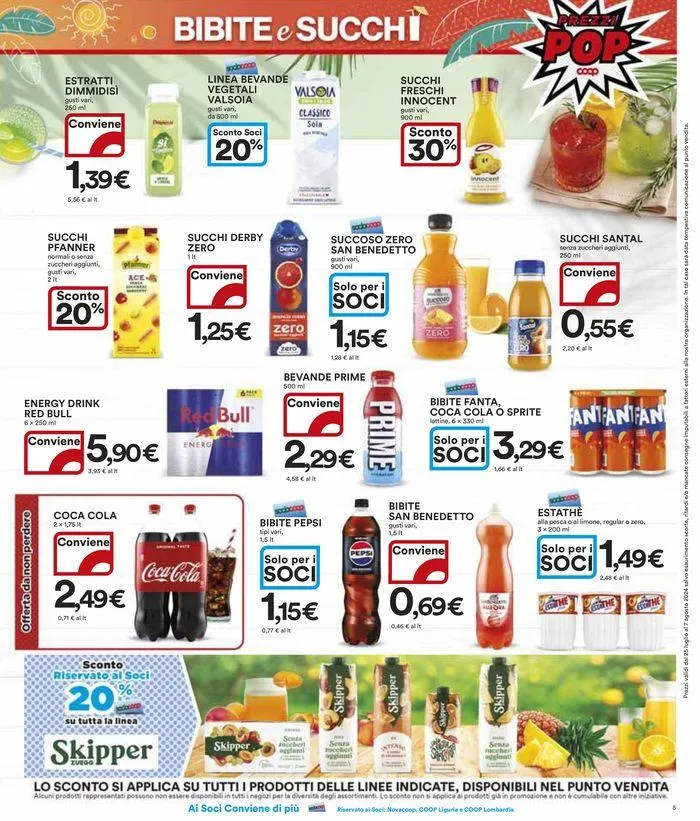 Sconti fino al 50% da 25 luglio a 7 agosto di 2024 - Pagina del volantino 5