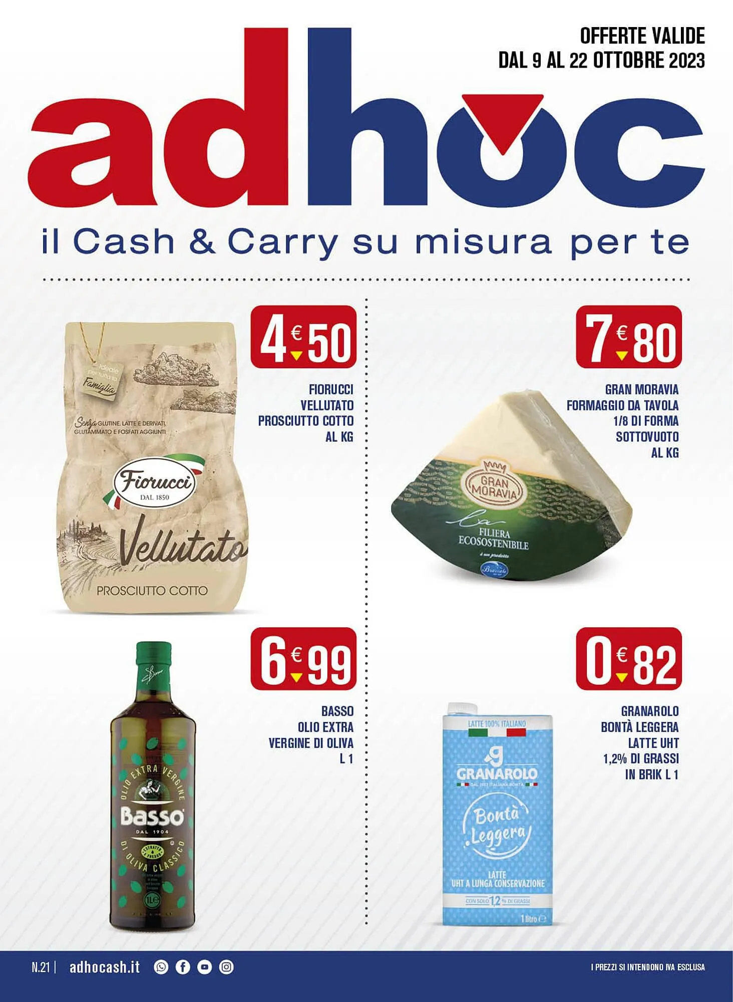 Volantino Adhoc da 9 ottobre a 22 ottobre di 2023 - Pagina del volantino 1