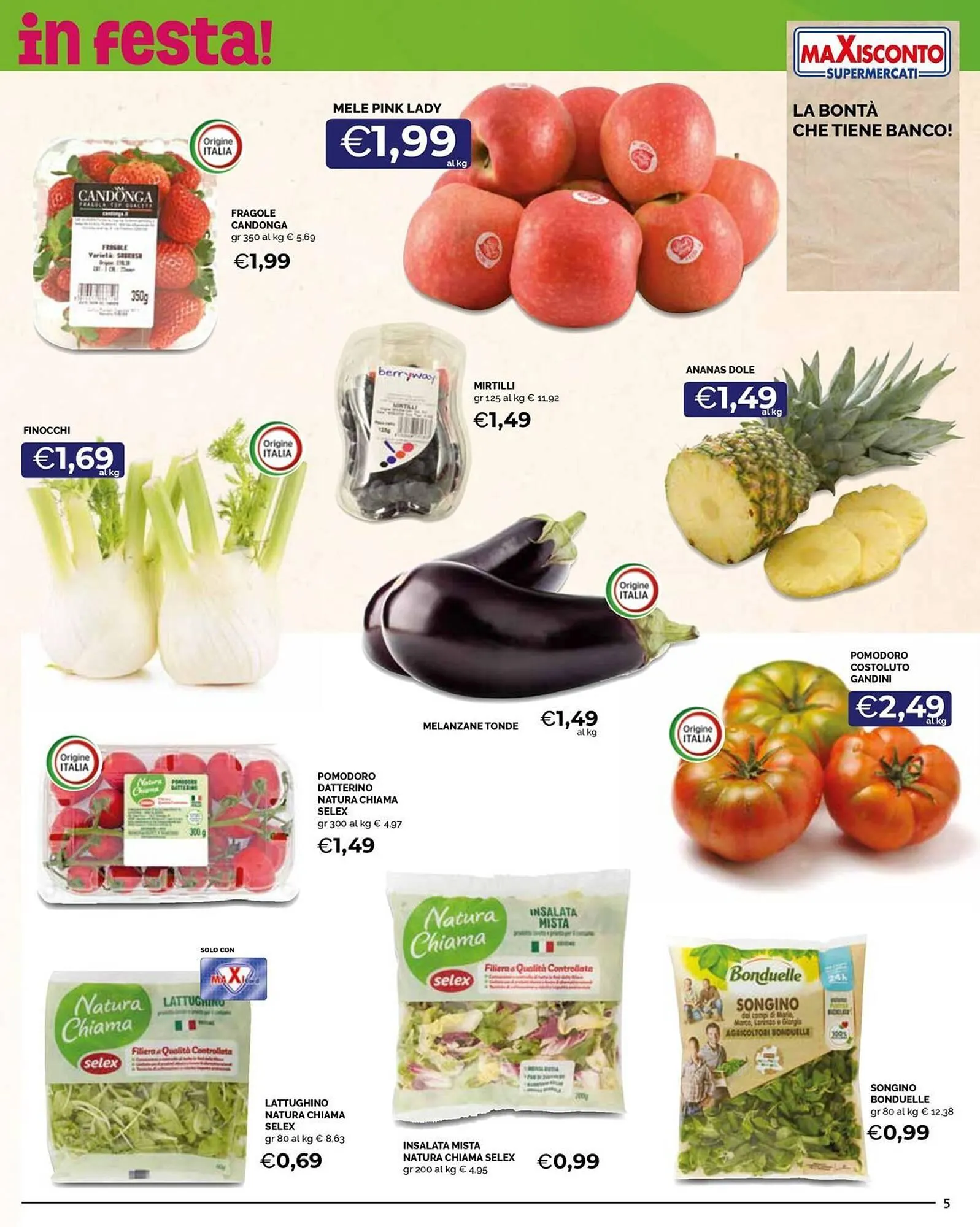 Volantino Maxisconto da 5 maggio a 14 maggio di 2025 - Pagina del volantino 5