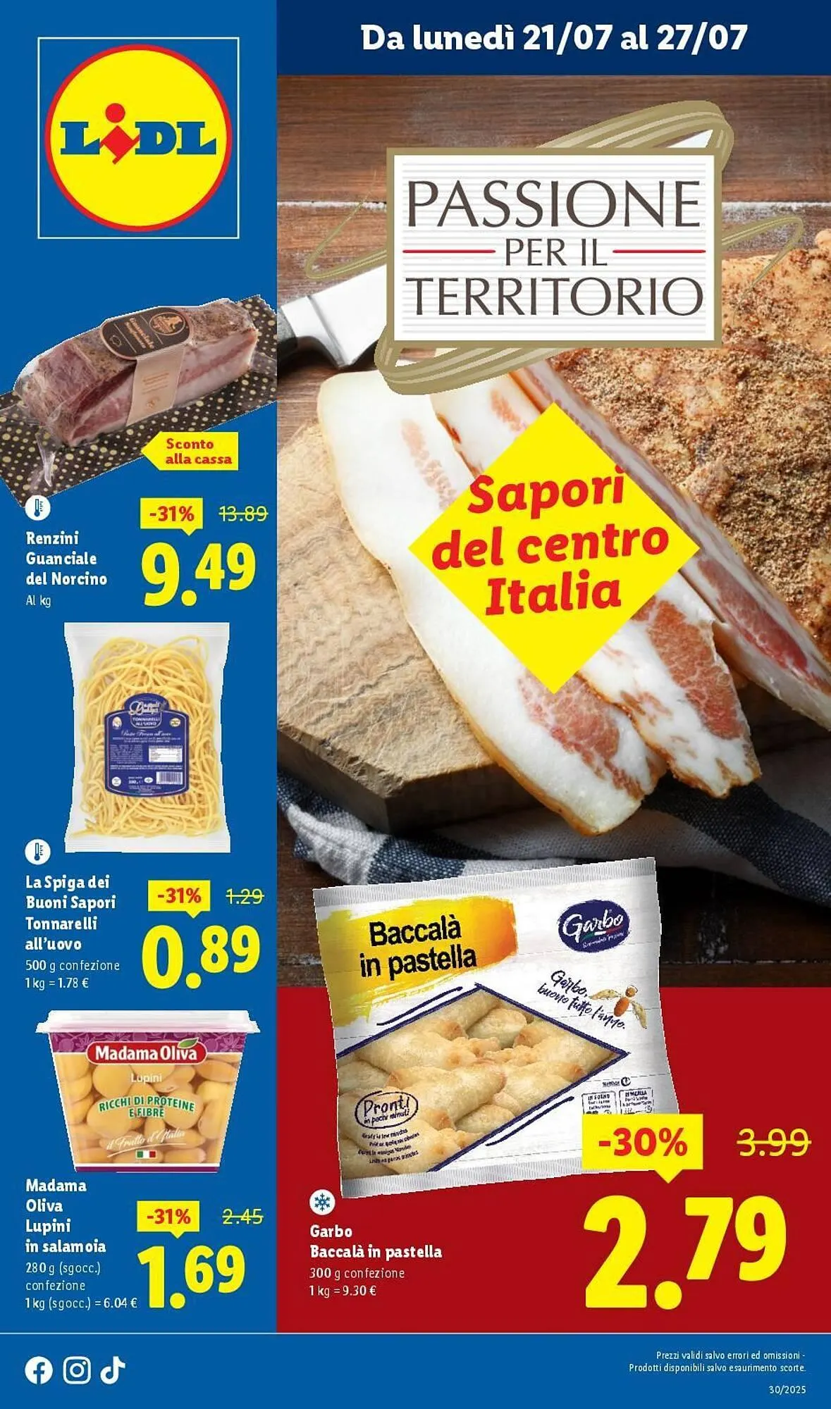 Volantino Lidl da 17 luglio a 27 luglio di 2025 - Pagina del volantino 1