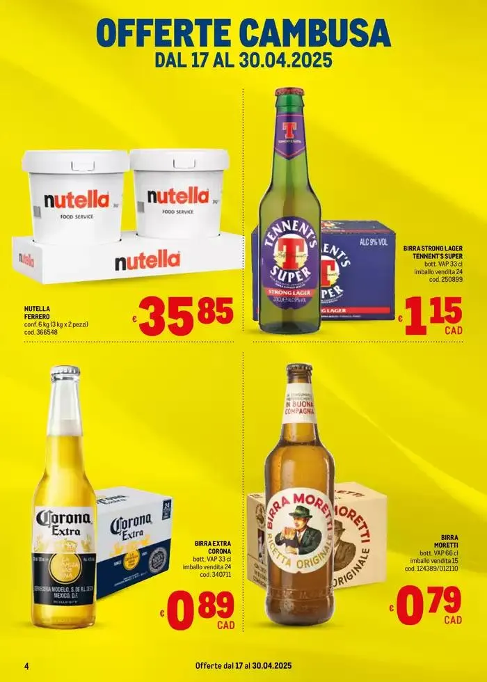 Offerte per Te -Area 6 da 22 aprile a 30 aprile di 2025 - Pagina del volantino 4