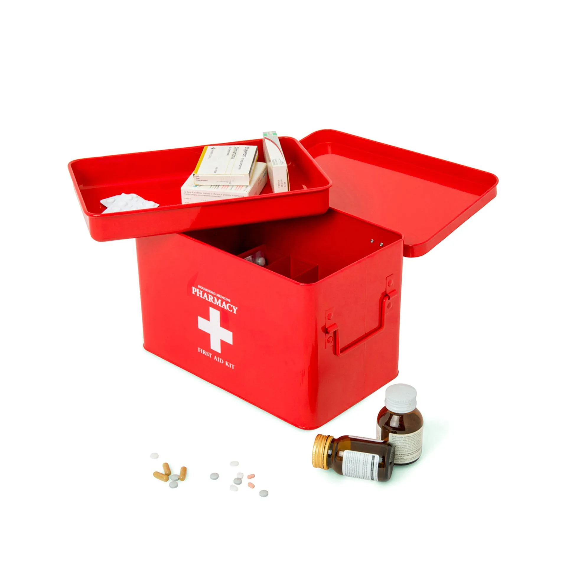 Scatola In Metallo Per Medicine - 10 L