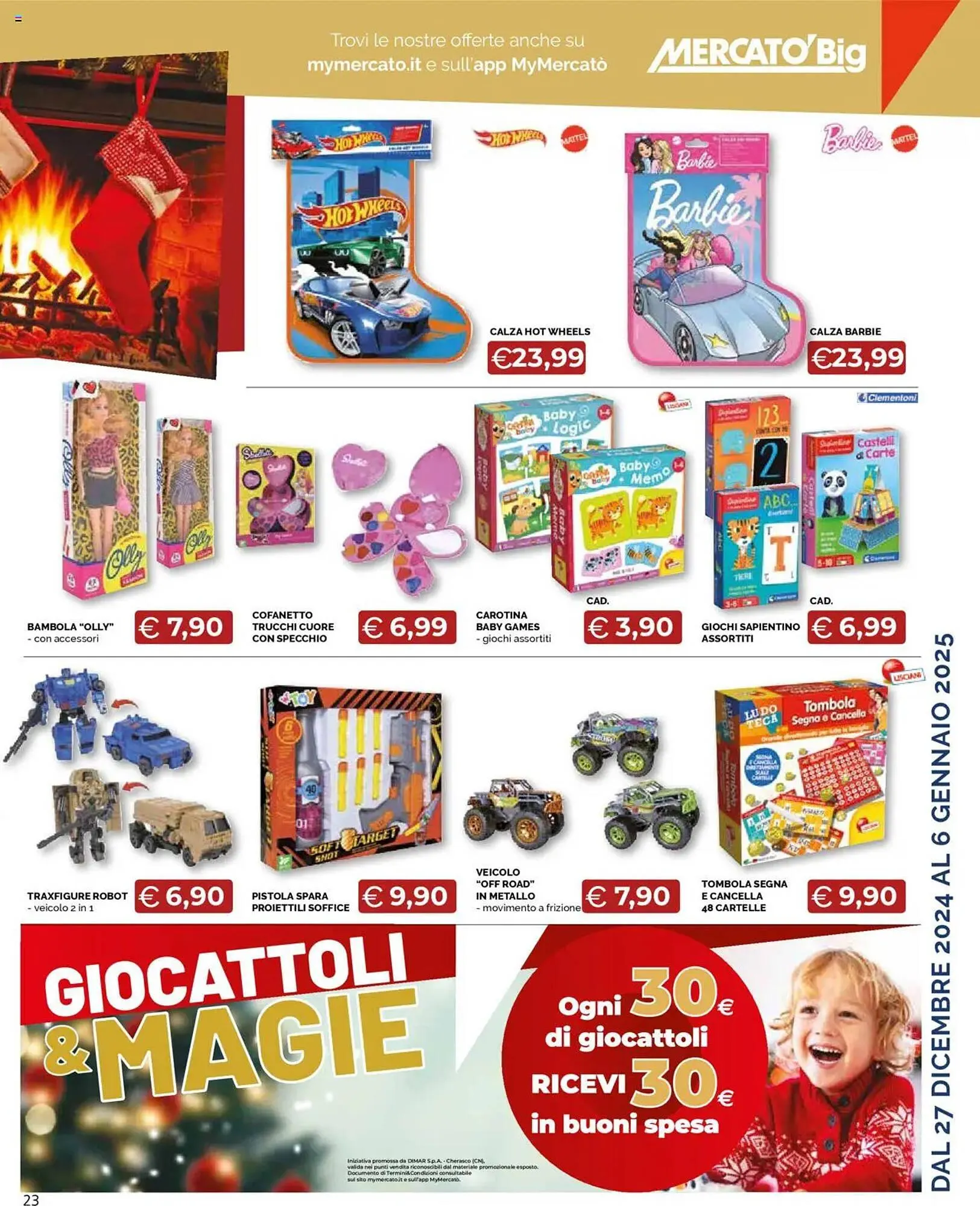 Volantino Mercatò Big da 27 dicembre a 6 gennaio di 2025 - Pagina del volantino 23