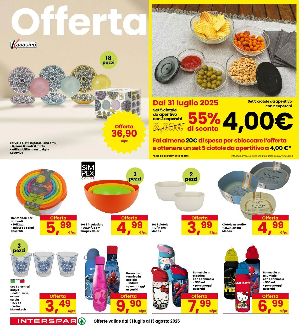 Interspar Volantino attuale da 31 luglio a 9 agosto di 2025 - Pagina del volantino 30